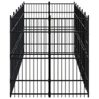 Perrera de exterior de acero 11,06 m²
