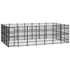 Perrera de exterior de acero 25,8 m²