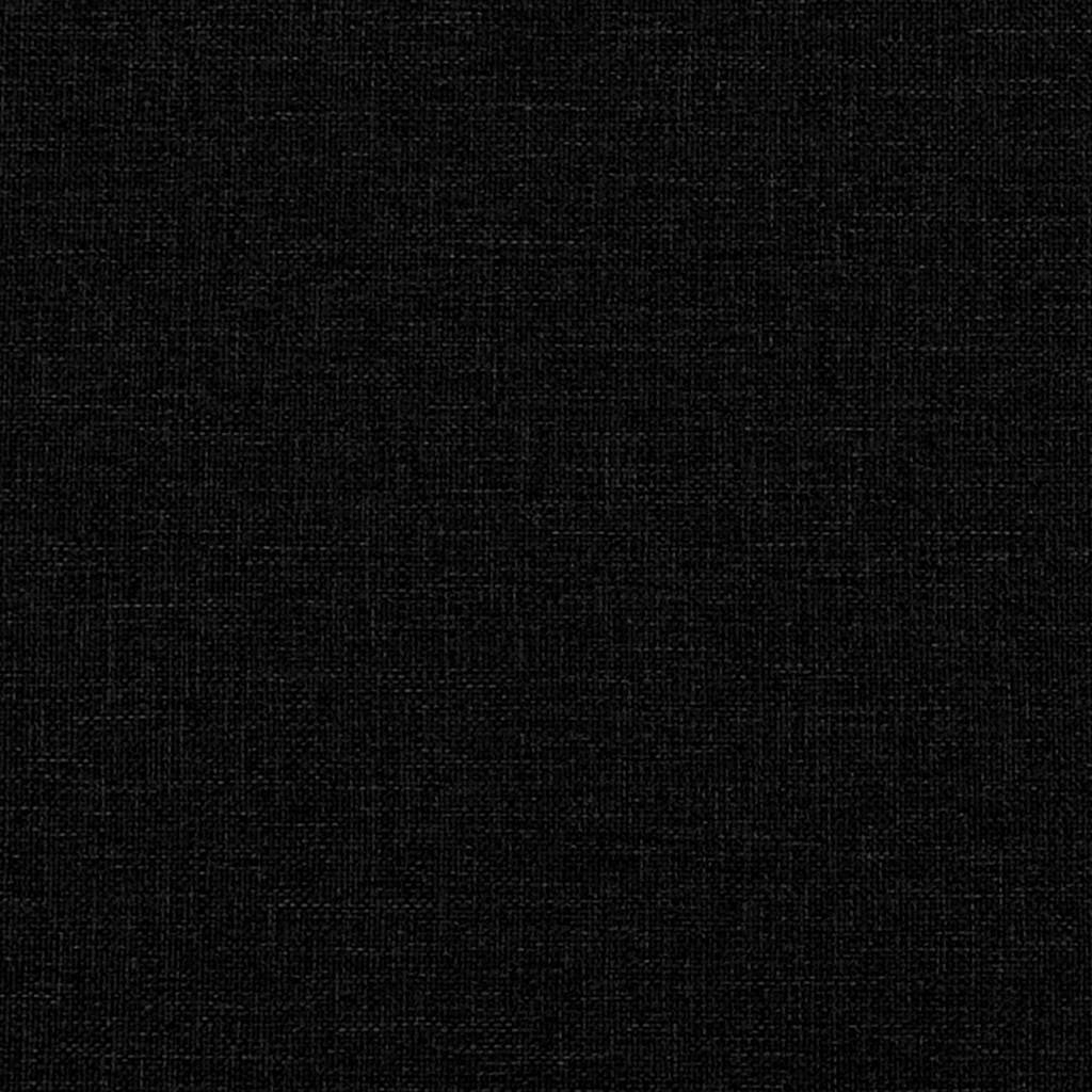Sillón orejero de masaje de tela negro