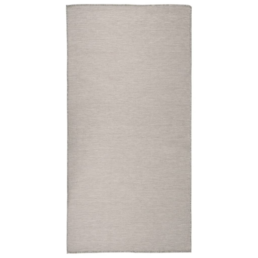 Alfombra de exterior de tejido plano azul 120x170 cm