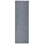 Alfombra de exterior de tejido plano azul 120x170 cm