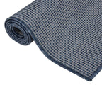 Alfombra de exterior de tejido plano azul 120x170 cm