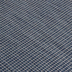 Alfombra de exterior de tejido plano azul 120x170 cm