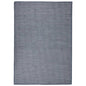 Alfombra de exterior de tejido plano azul 120x170 cm