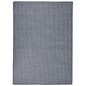 Alfombra de exterior de tejido plano azul 120x170 cm