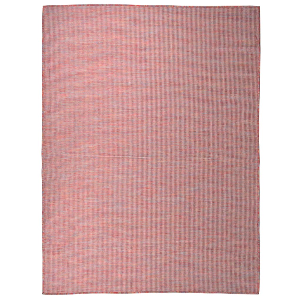 Alfombra de exterior de tejido plano azul 120x170 cm