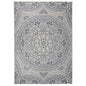 Alfombra de exterior de tejido plano azul 120x170 cm