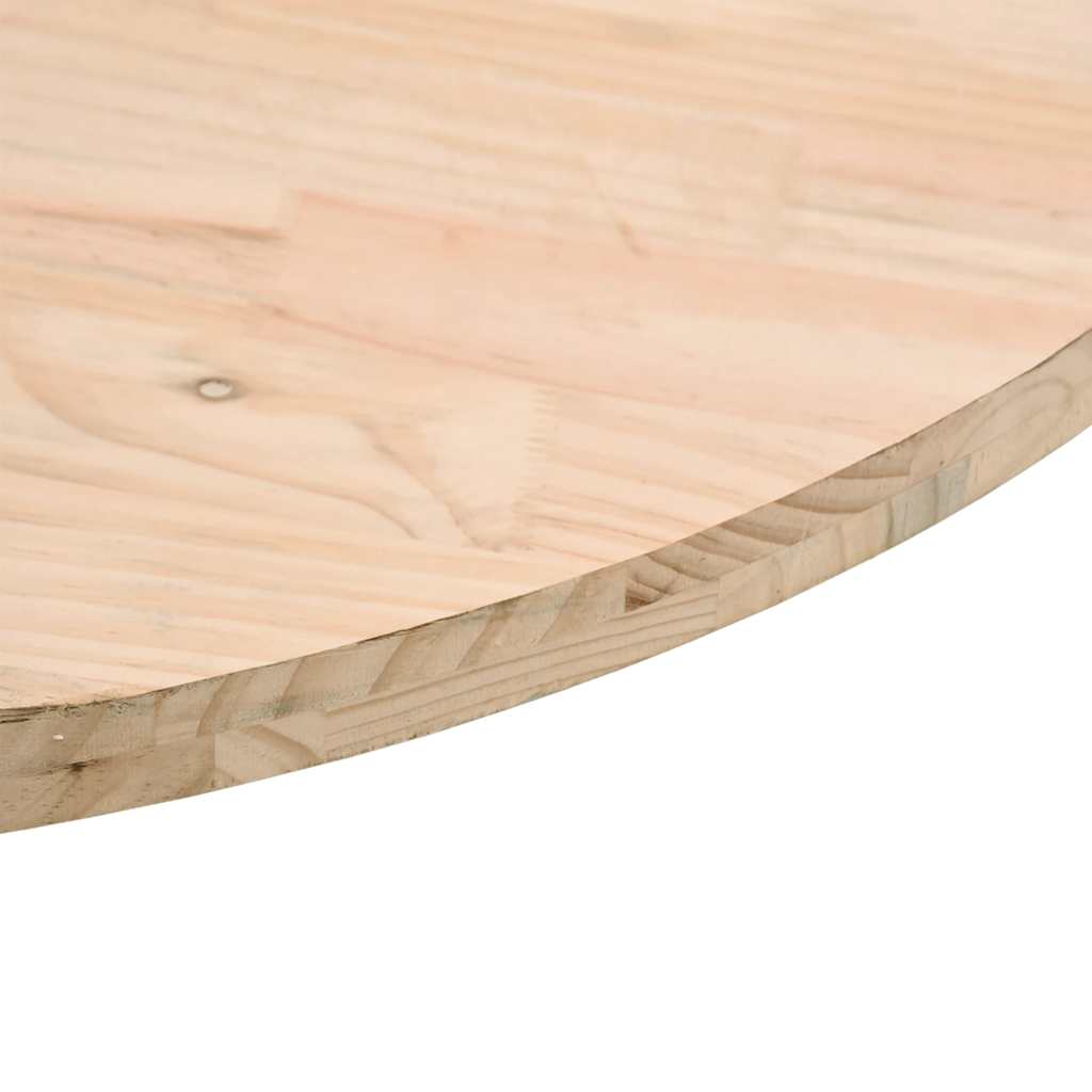 Superficie de mesa madera maciza de pino Ø60x2,5 cm