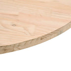 Superficie de mesa madera maciza de pino Ø60x2,5 cm