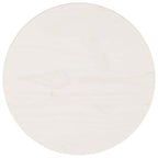 Superficie de mesa madera maciza de pino blanco Ø30x2,5 cm