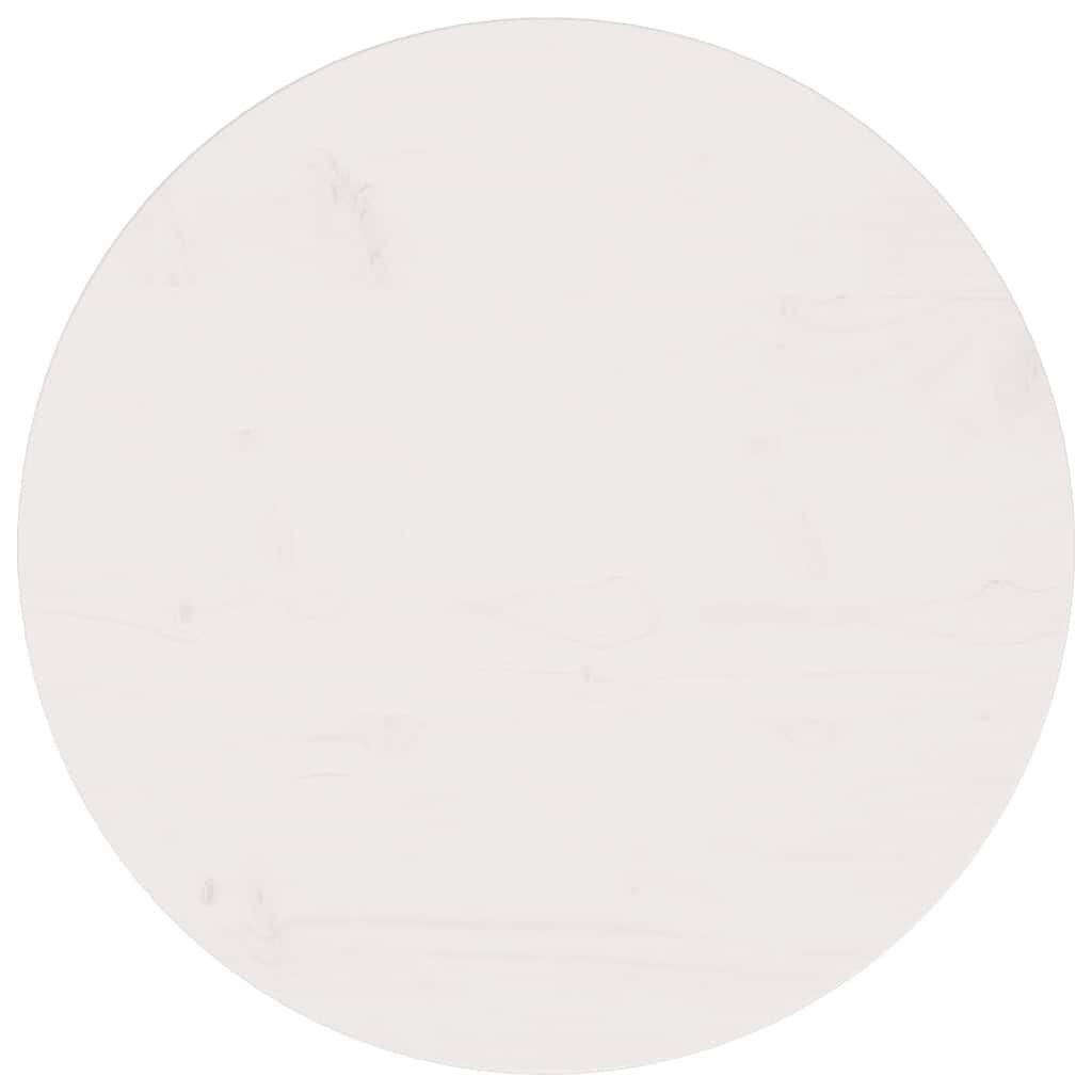 Superficie de mesa madera maciza de pino blanco Ø30x2,5 cm