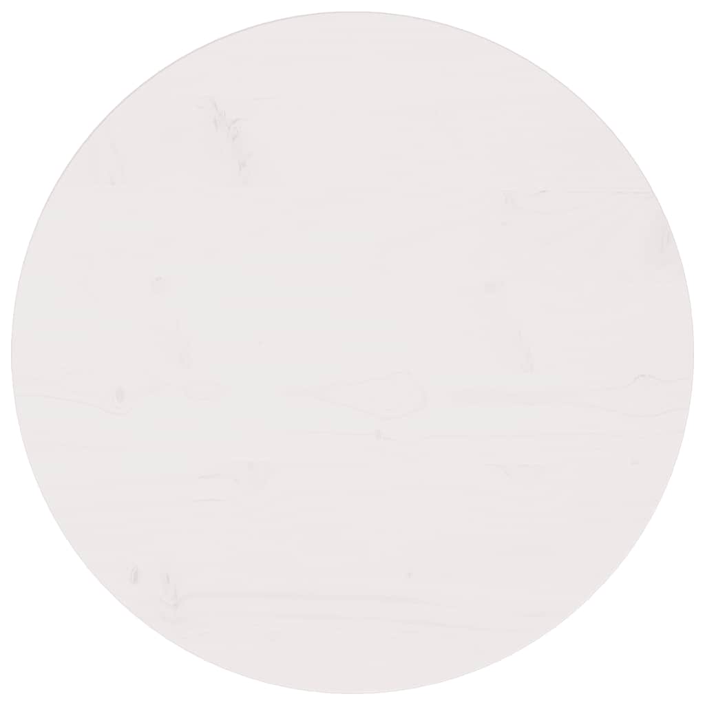Superficie de mesa madera maciza de pino blanco Ø30x2,5 cm