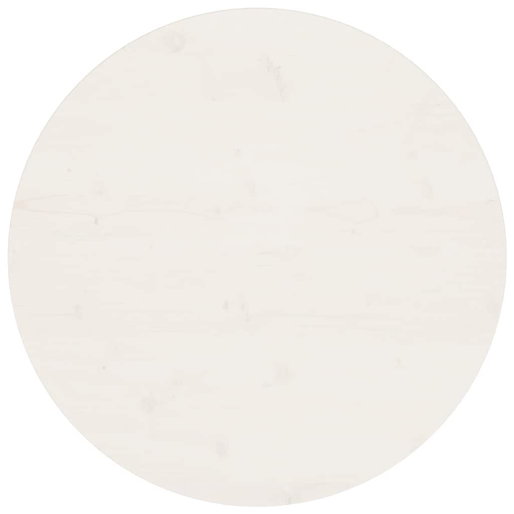 Superficie de mesa madera maciza de pino blanco Ø30x2,5 cm