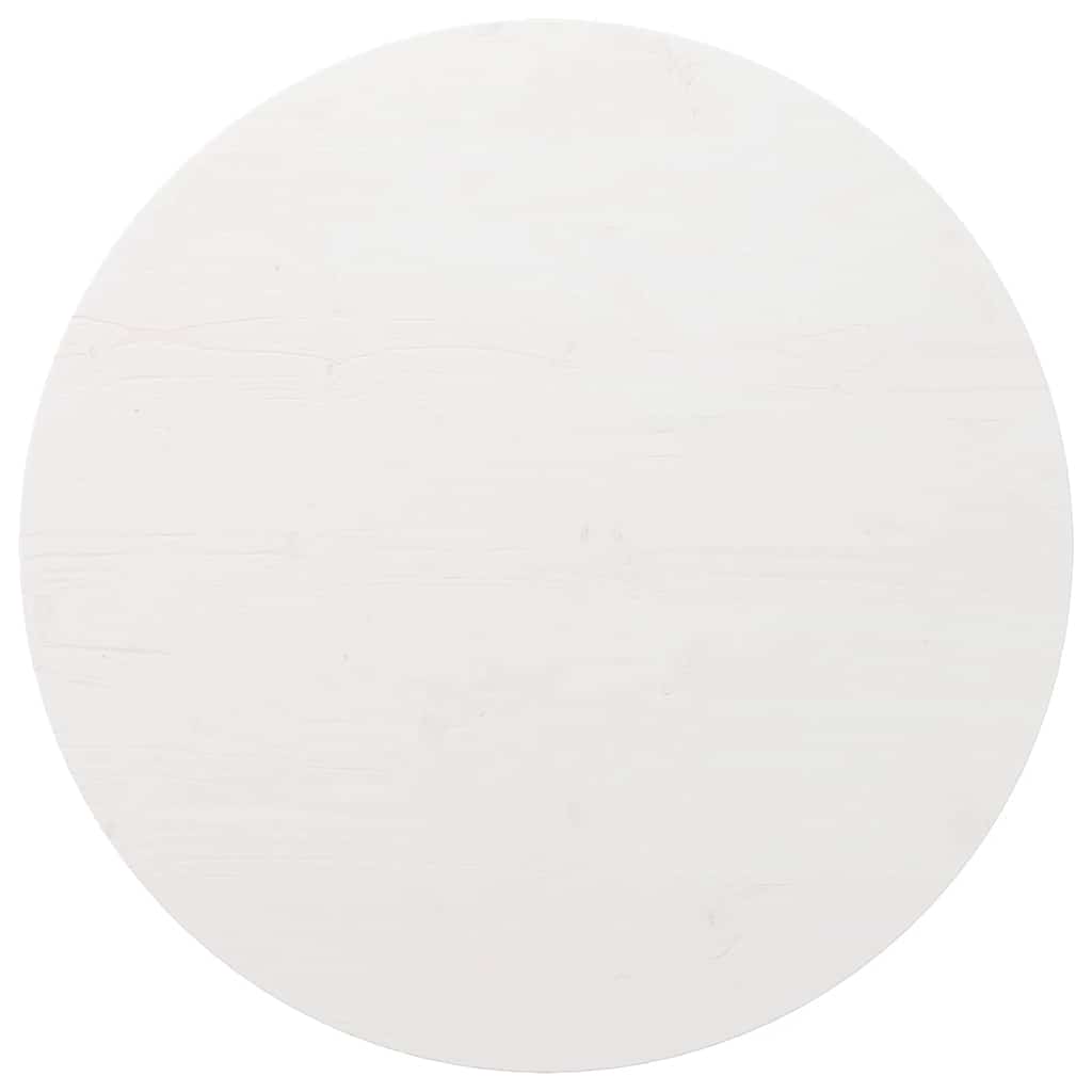 Superficie de mesa madera maciza de pino blanco Ø30x2,5 cm