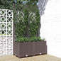 Jardinera con enrejado PP azul gris 120x120x121,5 cm