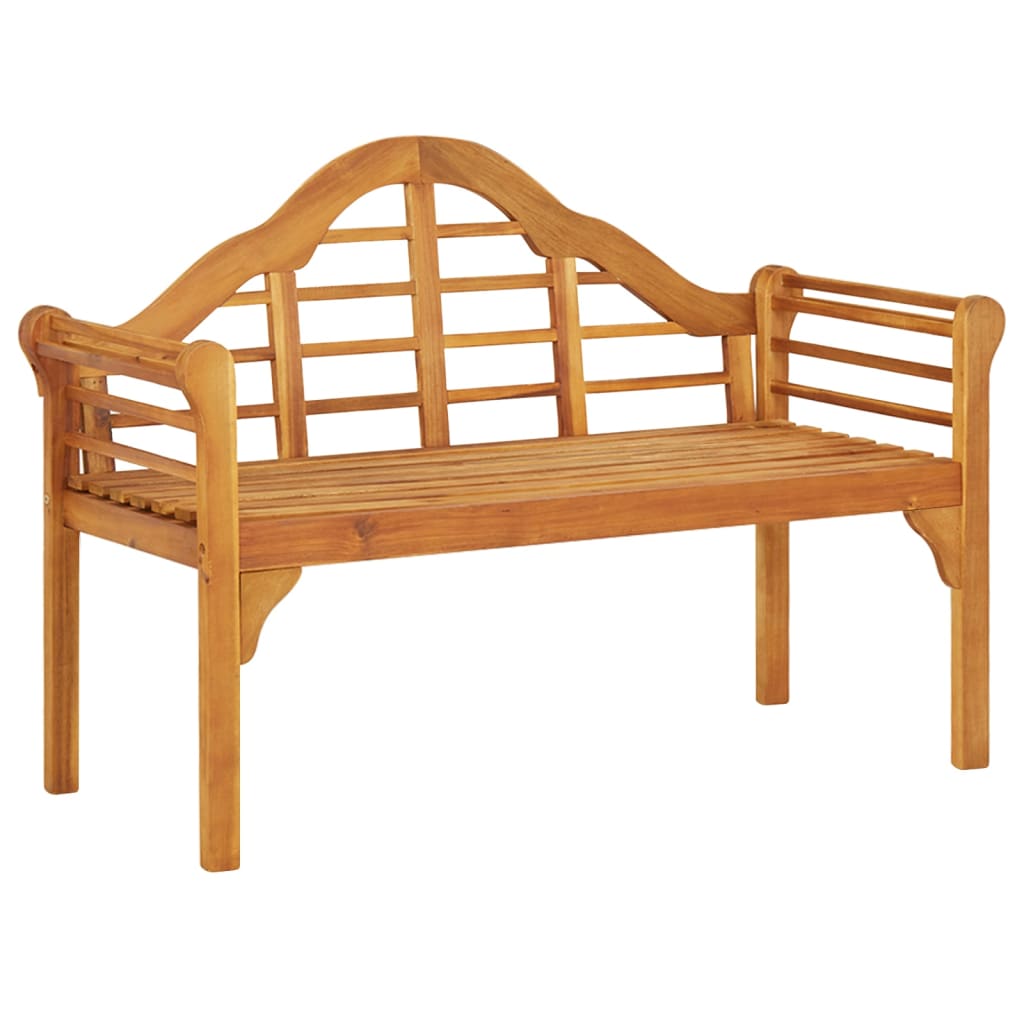 Banco de jardín de madera de pino impregnada 110 cm