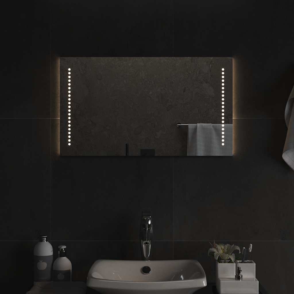 Espejo de baño con LED 100x40 cm