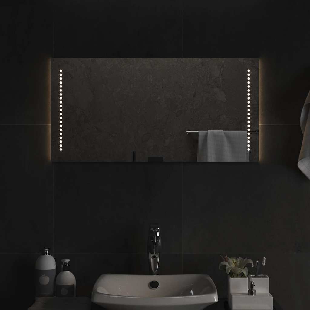 Espejo de baño con LED 100x40 cm