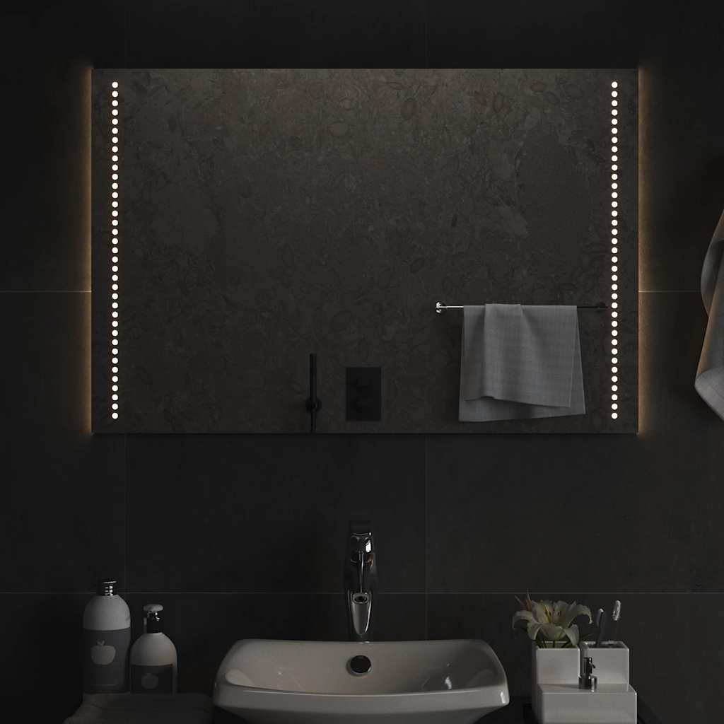 Espejo de baño con LED 100x40 cm