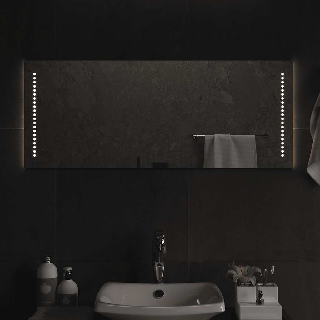 Espejo de baño con LED 100x40 cm