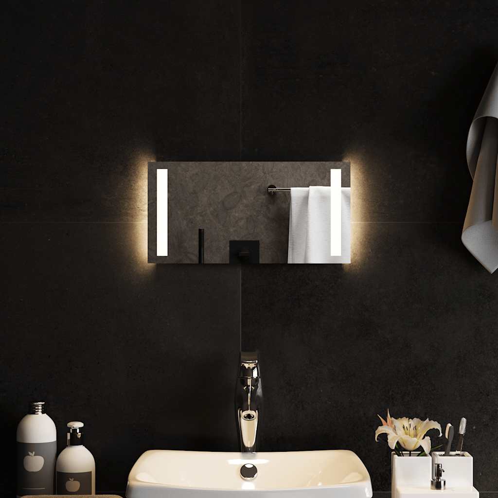 Espejo de baño con LED 100x40 cm