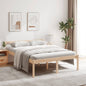 Cama para personas mayores madera maciza de pino 140x200 cm