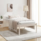 Cama para personas mayores madera maciza de pino 140x200 cm