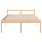 Cama para personas mayores madera maciza de pino 140x200 cm