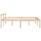 Cama para personas mayores madera maciza de pino 140x200 cm