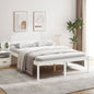 Cama para personas mayores madera maciza de pino 140x200 cm
