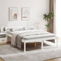 Cama para personas mayores madera maciza de pino 140x200 cm