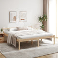 Cama para personas mayores madera maciza de pino 140x200 cm