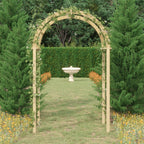 Arco de madera de pino macizo impregnado 141x97x243 cm
