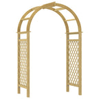 Arco con enrejado madera maciza impregnada 141x97x243 cm