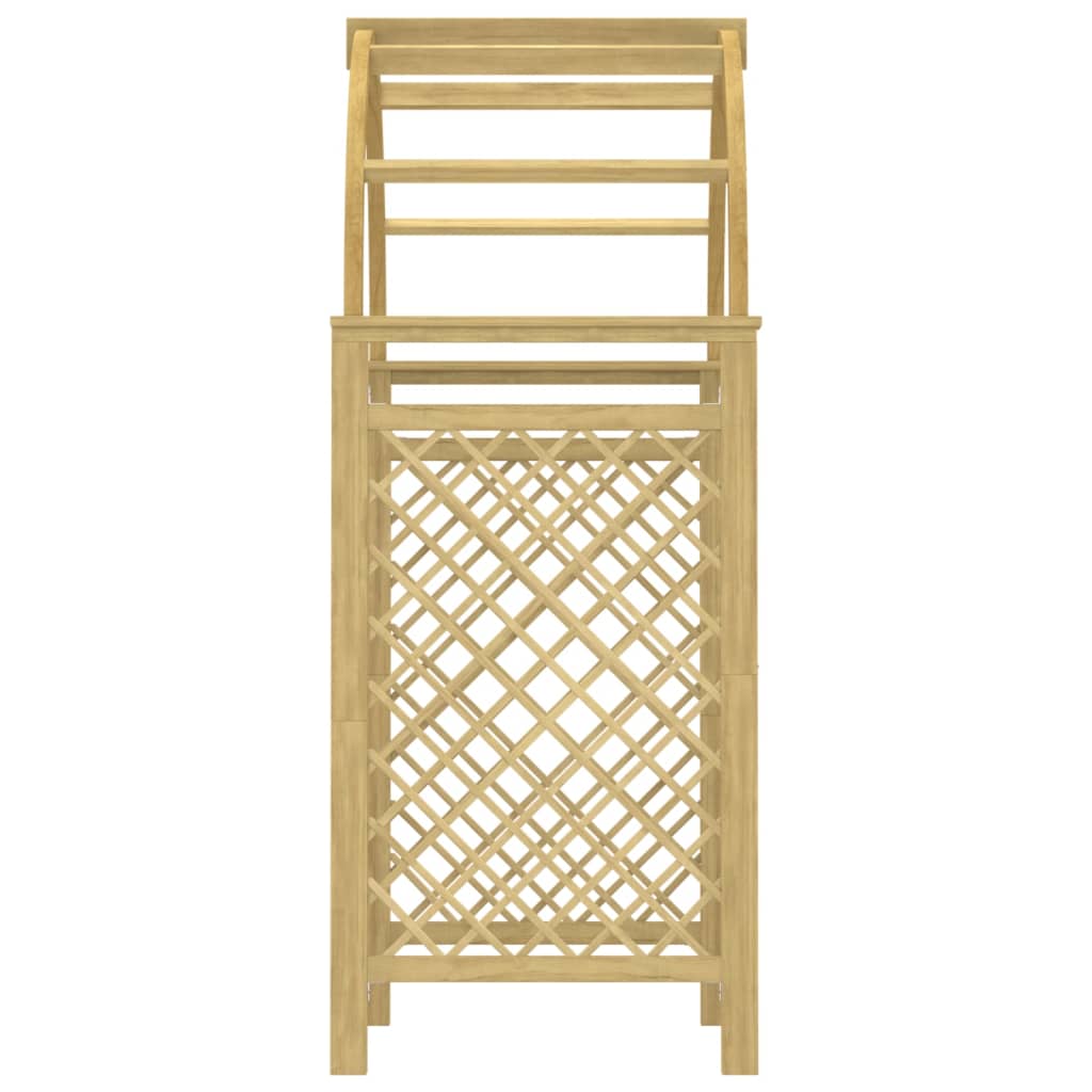 Arco con enrejado madera maciza impregnada 141x97x243 cm