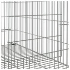 Jaula para conejos hierro galvanizado 78x54x54 cm