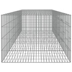 Jaula para conejos 5 paneles hierro galvanizado 273x79x54 cm
