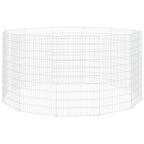 Cercado para animales de corral (12 paneles, 54 x 100 cm, hierro galvanizado)