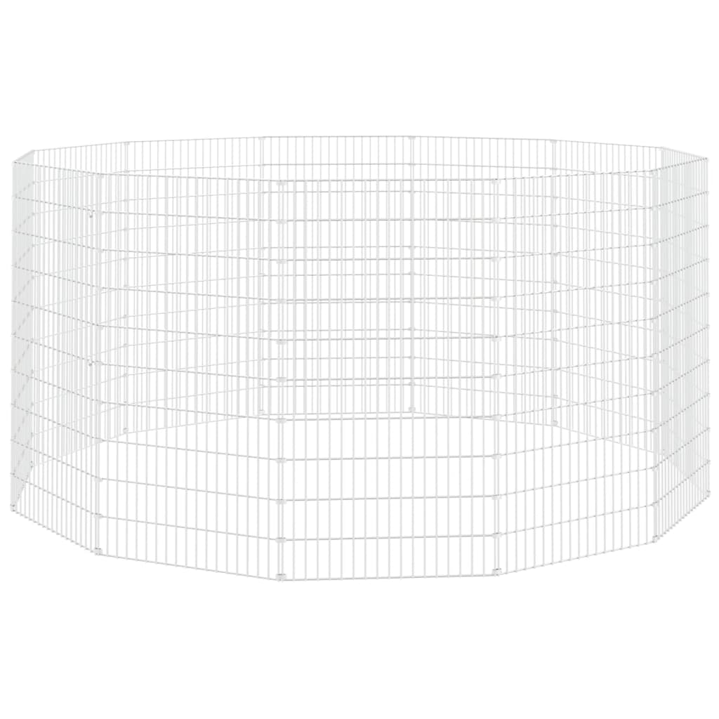 Cercado para animales de corral (12 paneles, 54 x 100 cm, hierro galvanizado)