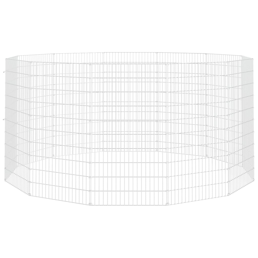Cercado para animales de corral (12 paneles, 54 x 100 cm, hierro galvanizado)