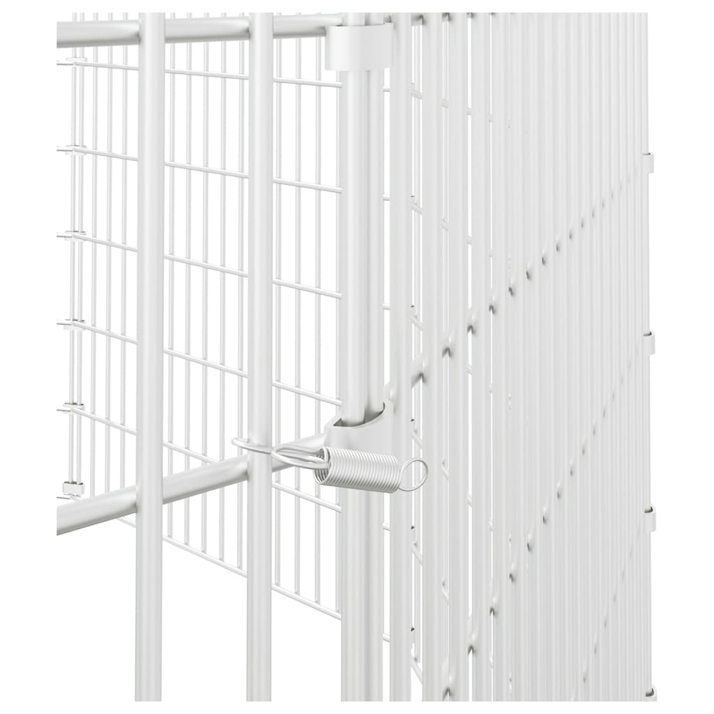 Cercado para animales de corral (12 paneles, 54 x 100 cm, hierro galvanizado)