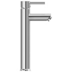 Lavabo baño grifo&desagüe de empuje vidrio templado esmerilado