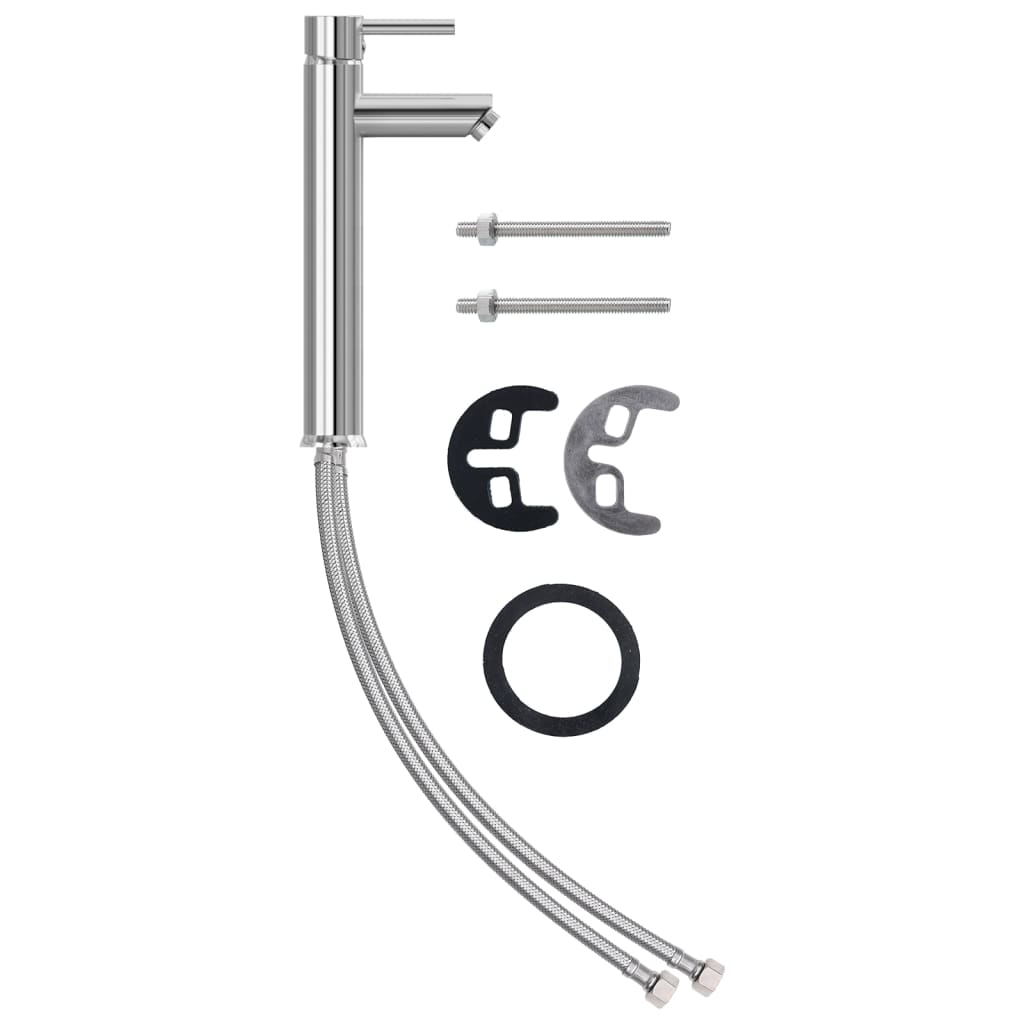 Lavabo baño grifo&desagüe de empuje vidrio templado esmerilado