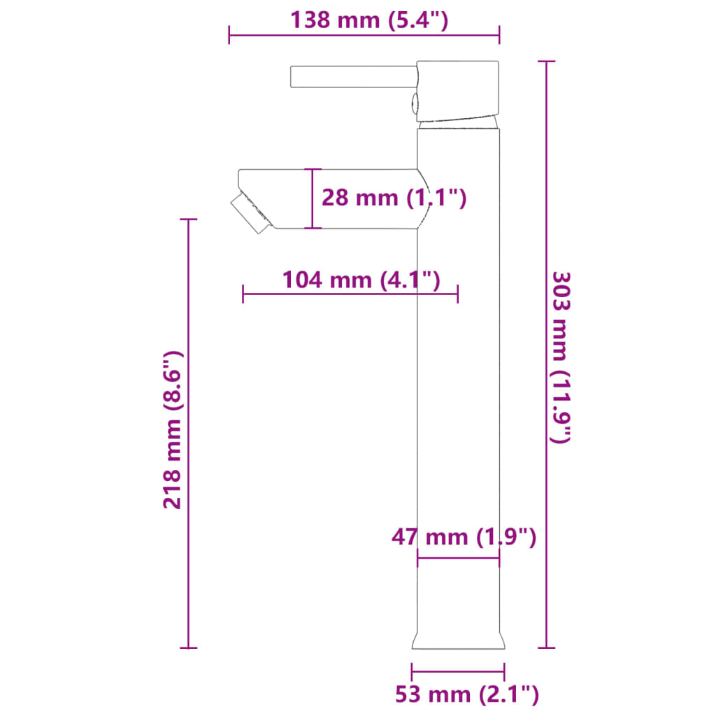 Lavabo baño grifo&desagüe de empuje vidrio templado esmerilado