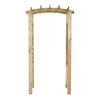 Arco con enrejado madera maciza de pino impregnada 110x60x210cm