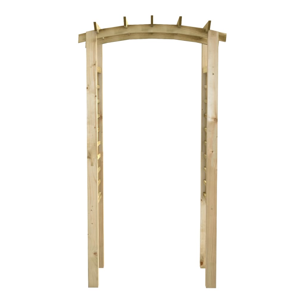 Arco con enrejado madera maciza de pino impregnada 110x60x210cm
