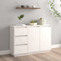 Aparador de madera maciza de pino 111x34x75 cm