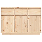 Aparador de madera maciza de pino 111x36x75 cm