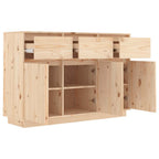 Aparador de madera maciza de pino 111x36x75 cm