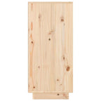 Aparador de madera maciza de pino 111x36x75 cm